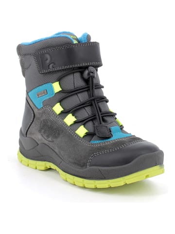 Primigi Leder-Boots in Anthrazit