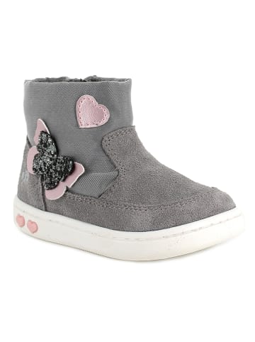 Primigi Leren boots lichtroze/grijs