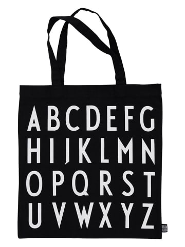 Design Letters Shopper "ABC" in Schwarz - (B)42 x (H)44 cm