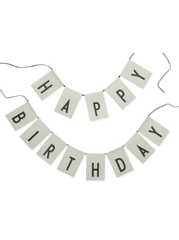 Design Letters Girlande "Happy Birthday" in Grün - (L)17,5 cm