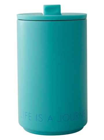 Design Letters Thermobecher "Life is a journey" in Mint - 350 ml