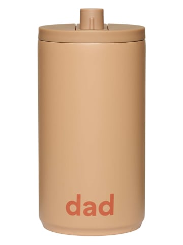 Design Letters Thermobecher "Dad" in Beige - 350 ml