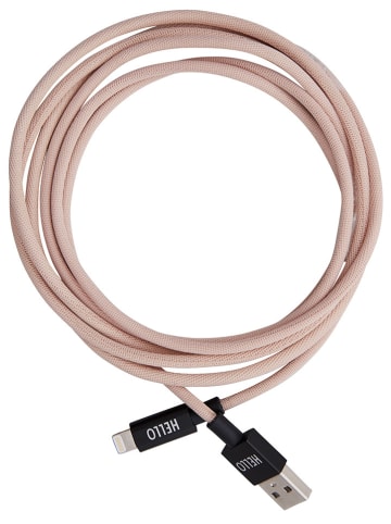 Design Letters Lightning-laadkabel beige - (L)300 cm