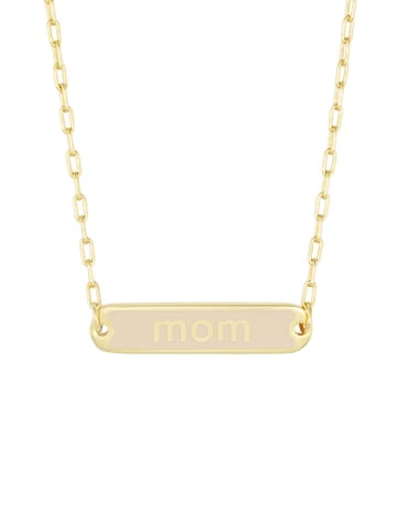 Design Letters Vergulde ketting "Mom" - (L)45 cm