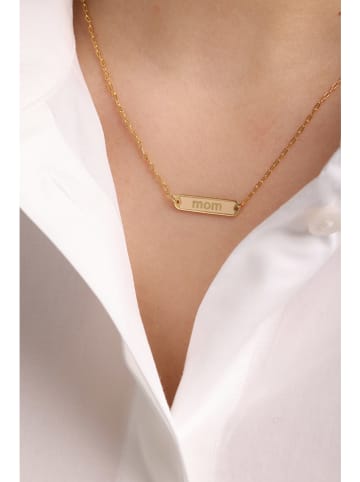 Design Letters Vergulde ketting "Mom" - (L)45 cm