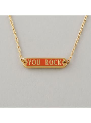 Design Letters Vergold. Armkette "You Rock"