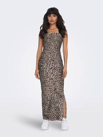 ONLY Jurk beige/bruin/zwart