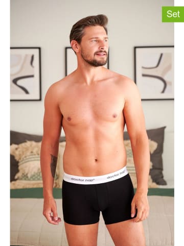 Doctor Nap Bokserki (3 pary) w kolorze czarnym