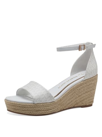 Marco Tozzi Sleehaksandalen wit