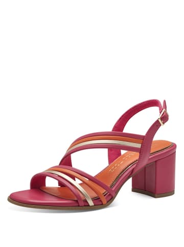 Marco Tozzi Haksandalen roze/meerkleurig