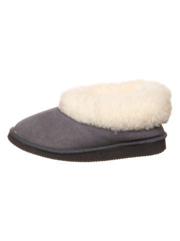kitz pichler Leder-Hüttenschuhe "Gisi" in Grau