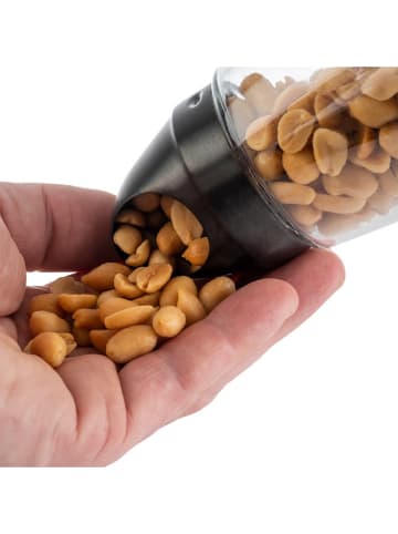 APS Snackspender in Transparent/ Schwarz - (H)15,5 x Ø 8,5 cm