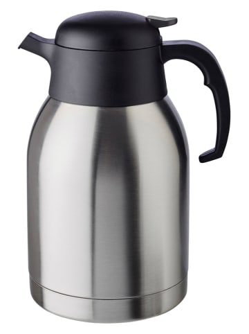 APS Isolierkanne "Classic" in Silber/ Schwarz - 2 l