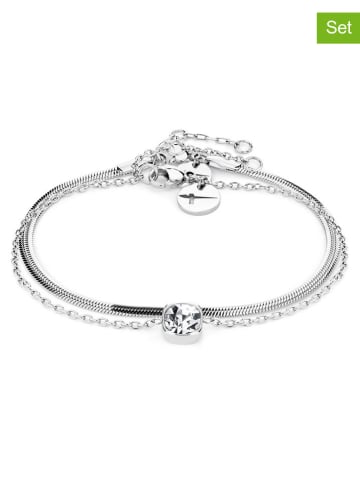 Tamaris 2-delige set: armbanden met sierelementen