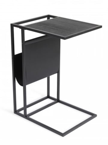 Lifa Living Beistelltisch "Manhattan" in Schwarz - (B)45 x (H)63 x (T)35 cm