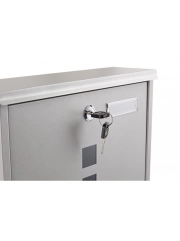 Lifa Living Briefkasten in Silber - (B)30 x (H)34 x (T)9 cm