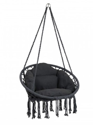 Lifa Living Fotel wiszący w kolorze antracytowym - wys. 120 x Ø 80 cm