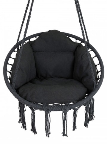 Lifa Living Fotel wiszący w kolorze antracytowym - wys. 120 x Ø 80 cm