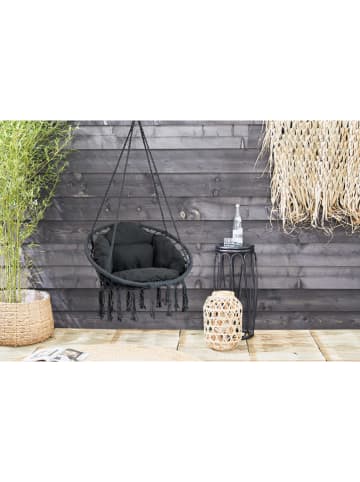 Lifa Living Fotel wiszący w kolorze antracytowym - wys. 120 x Ø 80 cm