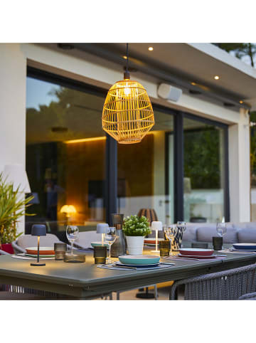 lumisky Lampa solarna LED "Mykonos" w kolorze jasnobrązowym - wys. 35 x Ø 30 cm
