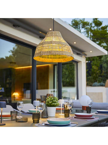 lumisky LED-Solarleuchte "Merida" in Natur - (H)34 x Ø 48 cm