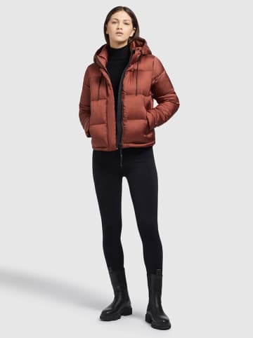 Khujo Steppjacke "Stine Satin" in Braun