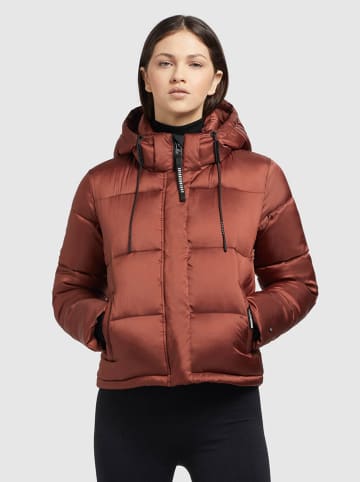 Khujo Steppjacke "Stine Satin" in Braun