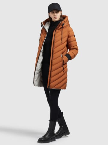 Khujo Steppmantel "Liska Matt" in Orange