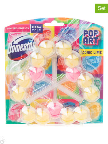 Domestos 5er-Set: WC-Steine "Iconic Lime", je 165 g