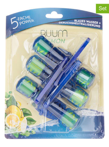 Ruum 6er-Set: WC-Steine "Lemon", je 150 g