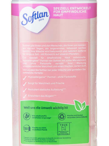Softlan 6er-Set: Weichspüler " Weich & Mild", je 1 l