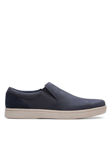 Clarks Leren instappers "Kitna Free" donkerblauw