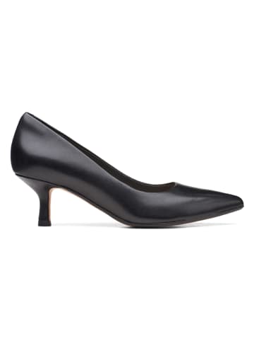 Clarks Leder-Pumps "Violet" in Schwarz