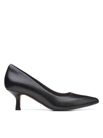 Clarks Leder-Pumps "Violet" in Schwarz