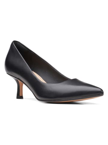 Clarks Leder-Pumps "Violet" in Schwarz