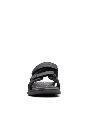 Clarks Leder-Sandalen "Walkford Walk" in Schwarz