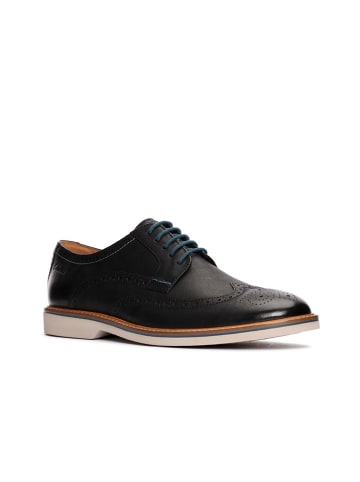 Clarks Leder-Schnürschuhe "Atticus LT Limit" in Schwarz