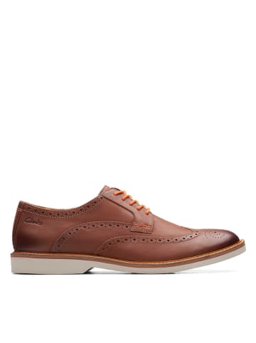 Clarks Skórzane trzewiki "Atticus LT Limit" w kolorze jasnobrązowym