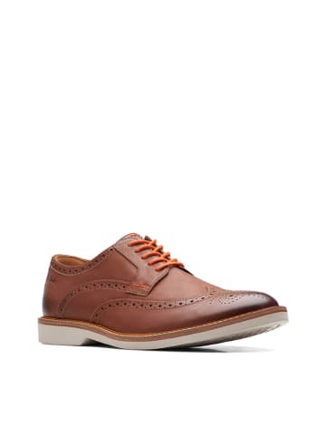 Clarks Skórzane trzewiki "Atticus LT Limit" w kolorze jasnobrązowym