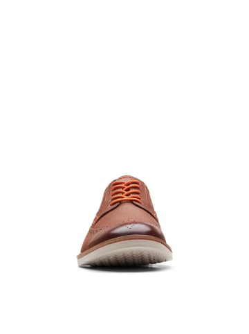 Clarks Skórzane trzewiki "Atticus LT Limit" w kolorze jasnobrązowym