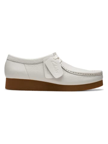 Clarks Leder-Mokassins "Wallabee EVO" in Creme