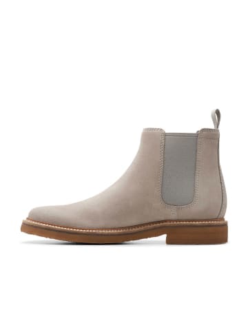 Clarks Leder-Chelsea-Boots "Clarkdale Easy" in Grau