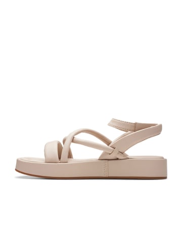 Clarks Leren sandalen "Alda Cross" lichtroze