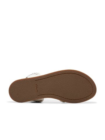 Clarks Skórzane sandały "Maritime May" w kolorze białym