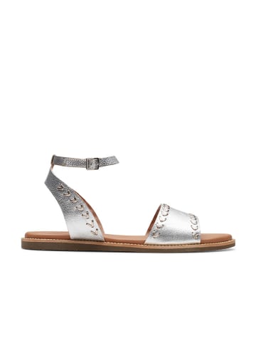 Clarks Leren sandalen "Maritime May" zilverkleurig