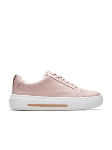 Clarks Leren sneakers "Hollyhock Walk" lichtroze