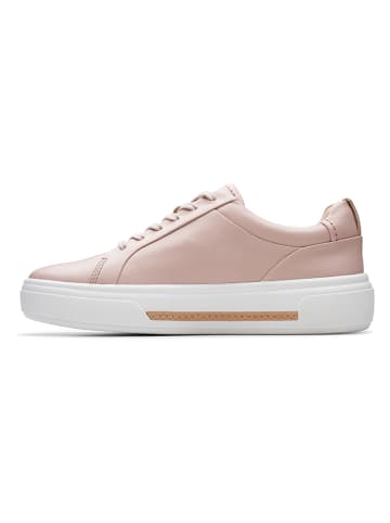 Clarks Leren sneakers "Hollyhock Walk" lichtroze