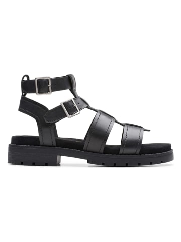 Clarks Leren haksandalen "Orinoco Cove" zwart