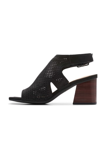 Clarks Leren haksandalen "Siara" zwart