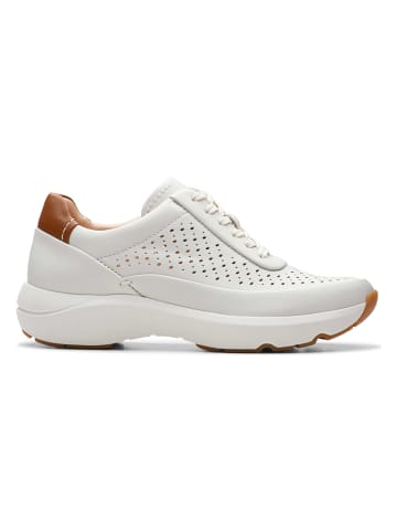 Clarks Leder-Sneakers "Tivoli Grace" in Creme
